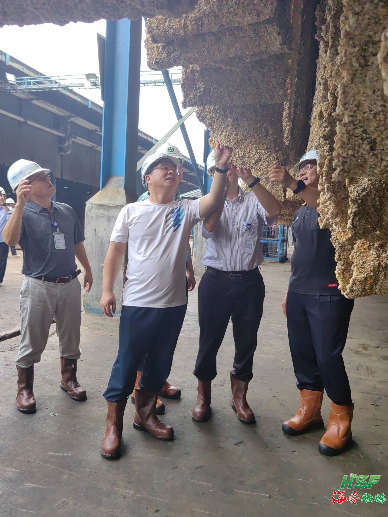 包洪文一行调研合盛农业SGO加工厂。。。。。。